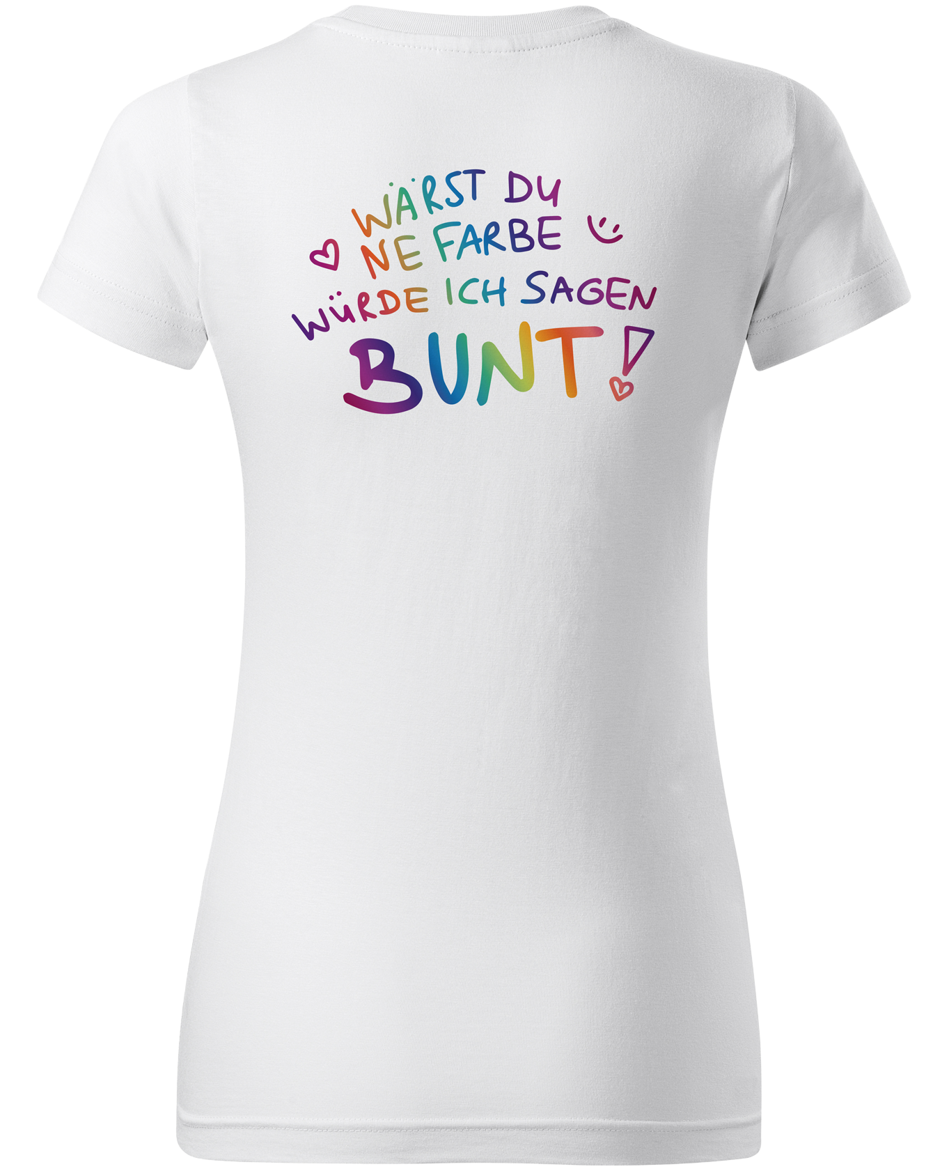 Schwarzer Hund - Bunt - T-Shirt