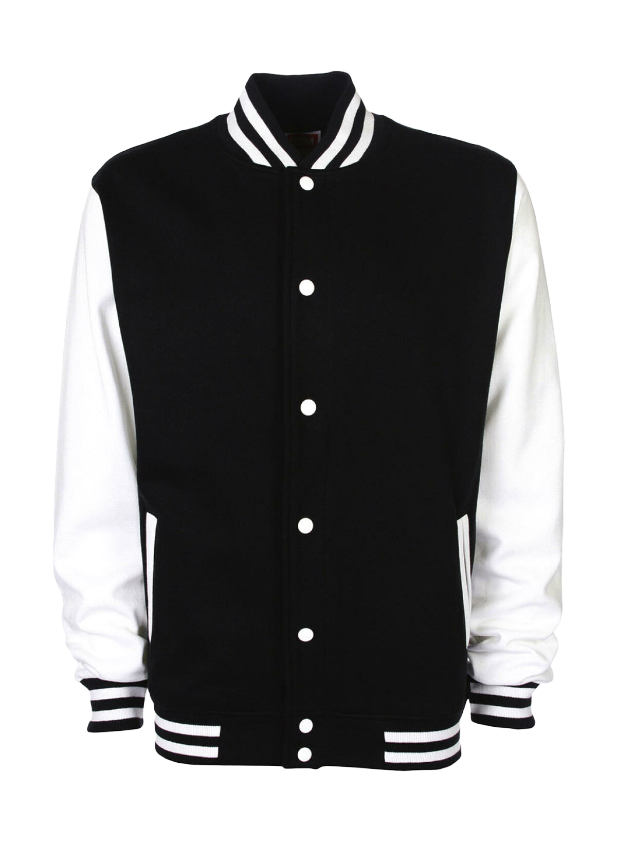 College Jacke mit Rosenmotiv