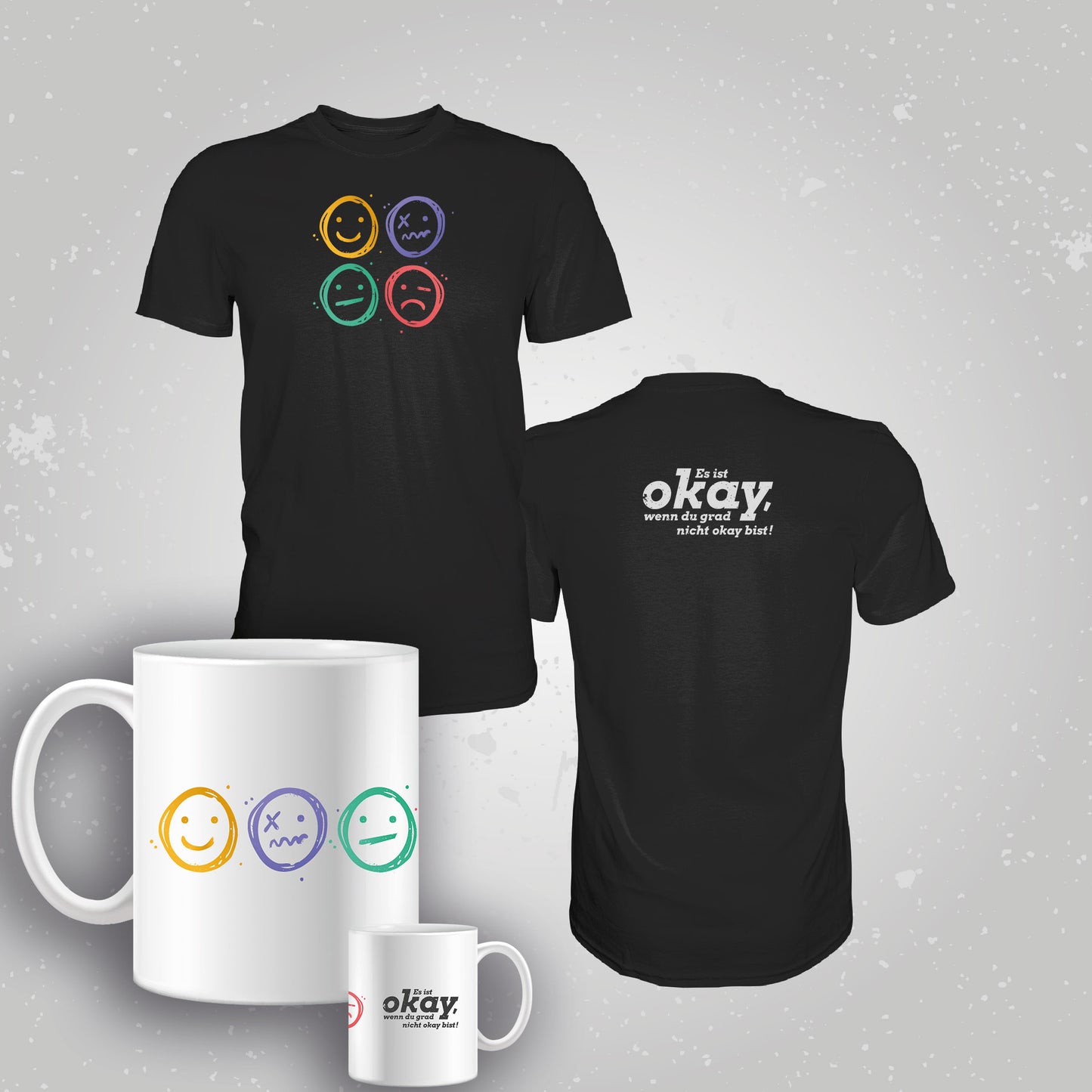 Es ist okay - Tasse und Shirt Bundle