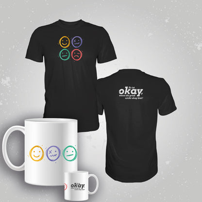 Es ist okay - Tasse und Shirt Bundle
