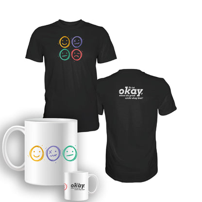 Es ist okay - Tasse und Shirt Bundle