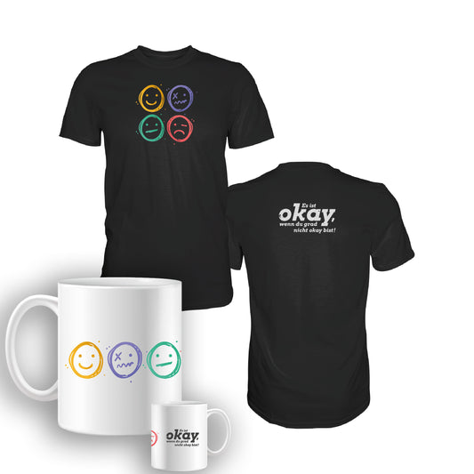 Es ist okay - Tasse und Shirt Bundle