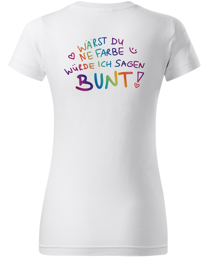 Schwarzer Hund - Bunt - T-Shirt