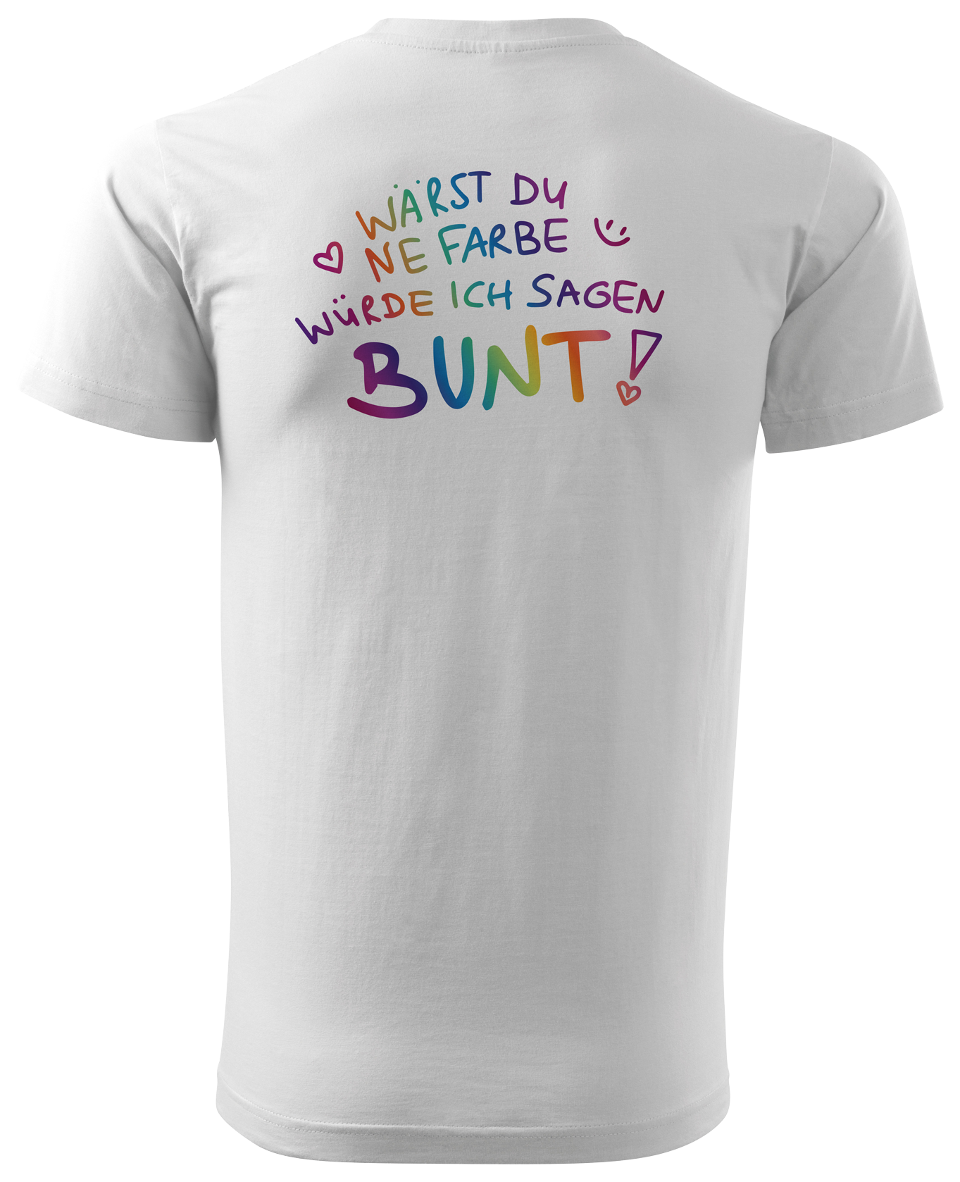 Schwarzer Hund - Bunt - T-Shirt