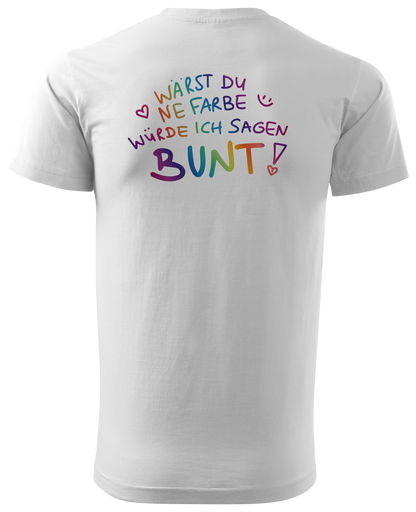 Schwarzer Hund - Bunt - T-Shirt