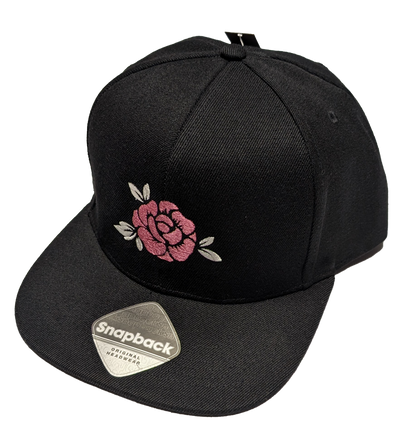Snapback Cap Rose | Beidseitig bestickt