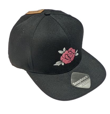 Snapback Cap Rose | Beidseitig bestickt