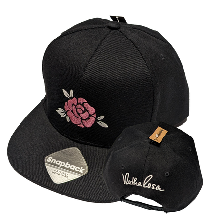 Snapback Cap Rose | Beidseitig bestickt