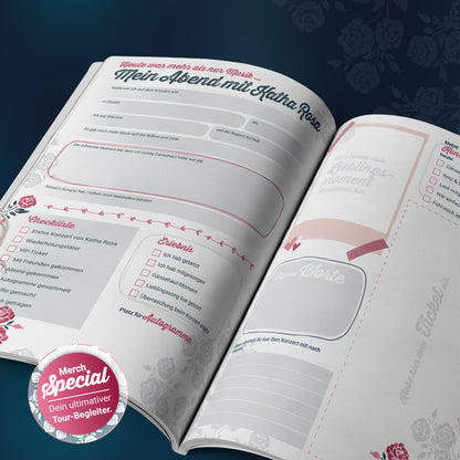 Konzertbuch - dein Erinnerungs-Heft für alles, was live passiert